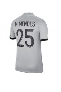 Fotbalové Dres Paris Saint-Germain Nuno Mendes #25 Venkovní Oblečení 2022-23 Krátký Rukáv